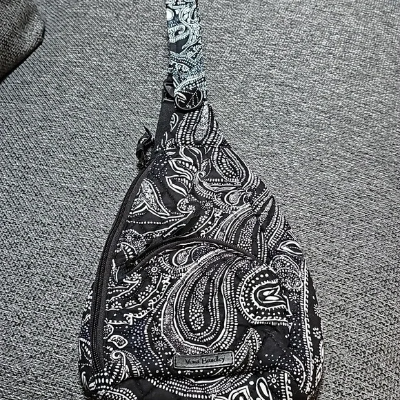Vera Bradley Cotton Sling Backpack in Stellar Paisley Print Lorman Sling Backpack - Featherweight | Vera Bradley main image 3